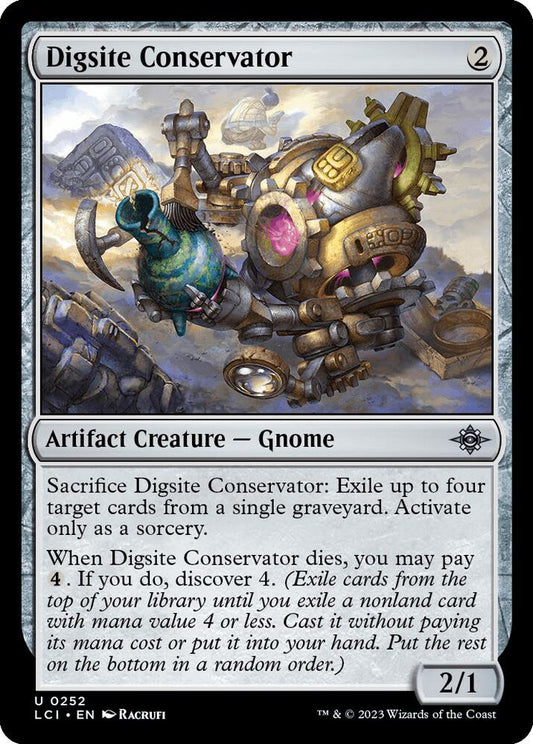 Digsite Conservator 252 The Lost Caverns of Ixalan MTG UC NM