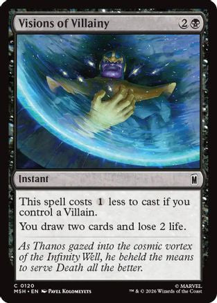 Visions of Villainy 120 Marvel Super Heroes MTG C Foil NM