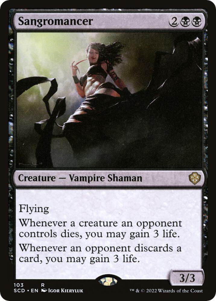 Sangromancer 103 Starter Commander Decks MTG R NM