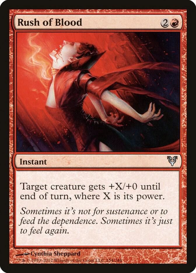 Rush of Blood 154 Avacyn Restored MTG UC NM