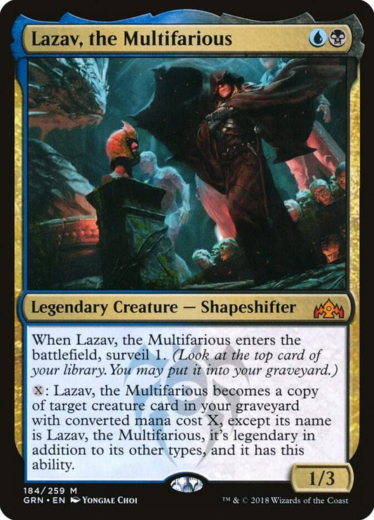 Lazav, the Multifarious 184 Guilds of Ravnica MTG Mythic NM