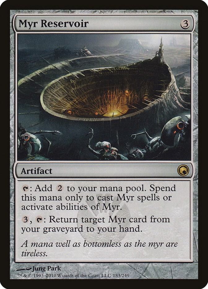 Myr Reservoir 183 Scars of Mirrodin MTG R LP