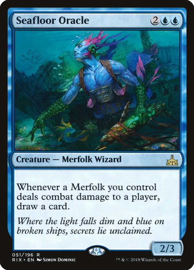 Seafloor Oracle 51 Rivals of Ixalan MTG R NM