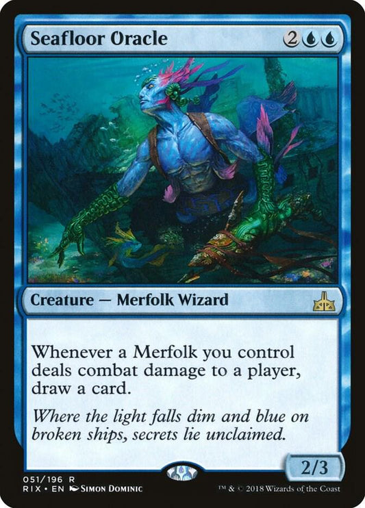 Seafloor Oracle 51 Rivals of Ixalan MTG R NM