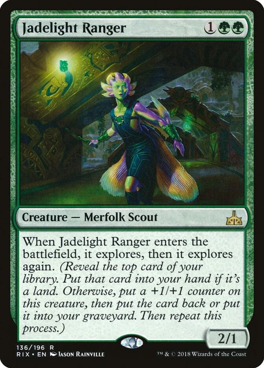 Jadelight Ranger 136 Rivals of Ixalan MTG R NM