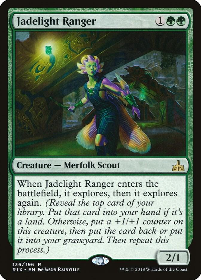 Jadelight Ranger 136 Rivals of Ixalan MTG R NM