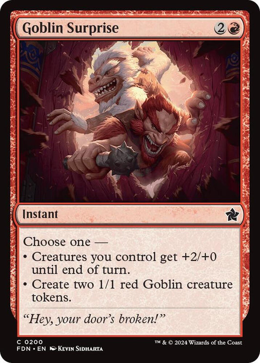 Goblin Surprise 200 Foundations MTG C NM