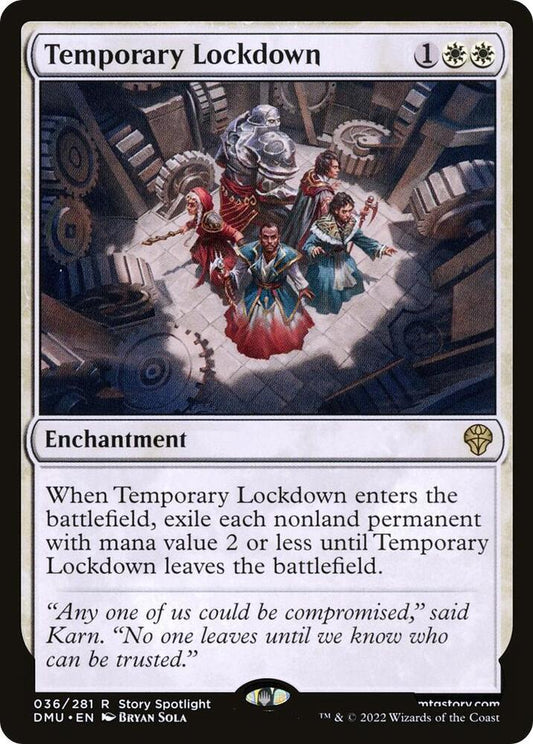 Temporary Lockdown 36 Dominaria United MTG R NM