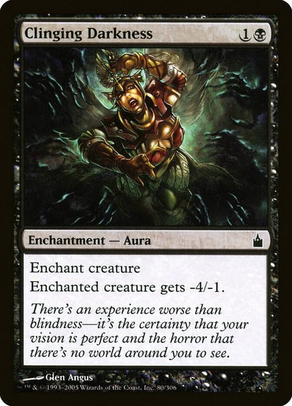 Clinging Darkness 80 Ravnica: City of Guilds MTG C LP
