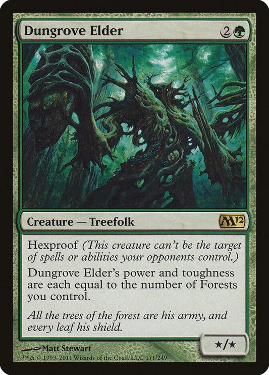 Dungrove Elder 171 Magic 2012 (M12) MTG R LP