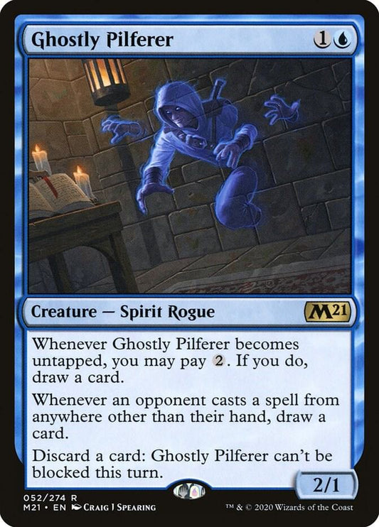 Ghostly Pilferer 52 Core Set 2021 MTG R NM