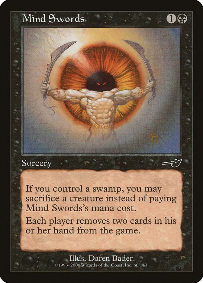 Mind Swords 60 Nemesis MTG C LP