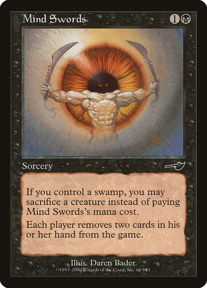 Mind Swords 60 Nemesis MTG C LP