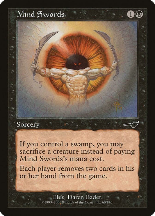 Mind Swords 60 Nemesis MTG C LP