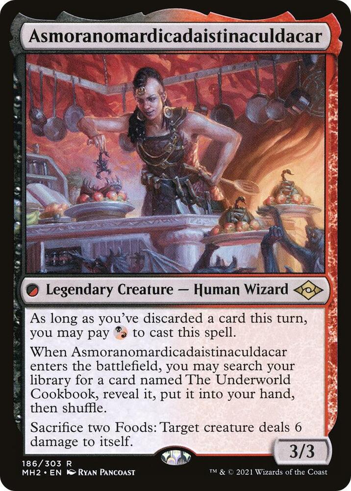 Asmoranomardicadaistinaculdacar 186 Modern Horizons 2 MTG R NM