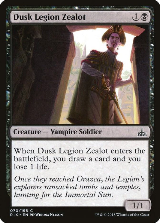 Dusk Legion Zealot 70 Rivals of Ixalan MTG C LP