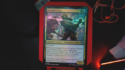 Genghis Frog 0148 Teenage Mutant Ninja Turtles MTG R Foil NM