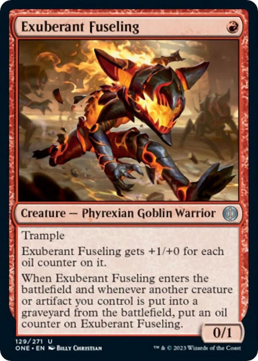 Exuberant Fuseling 129 Phyrexia: All Will Be One MTG UC NM