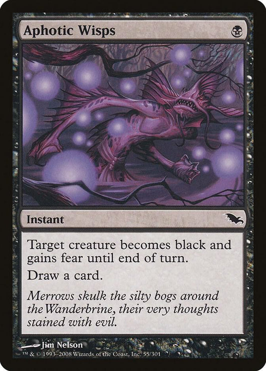 Aphotic Wisps 55 Shadowmoor MTG C LP