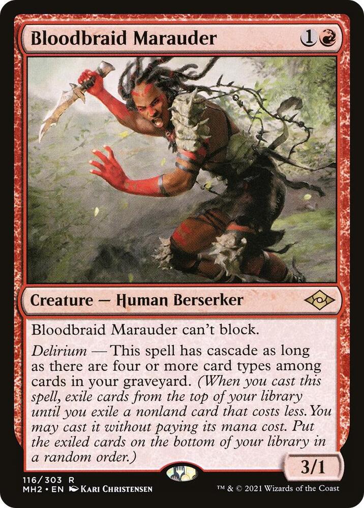 Bloodbraid Marauder 116 Modern Horizons 2 MTG R NM