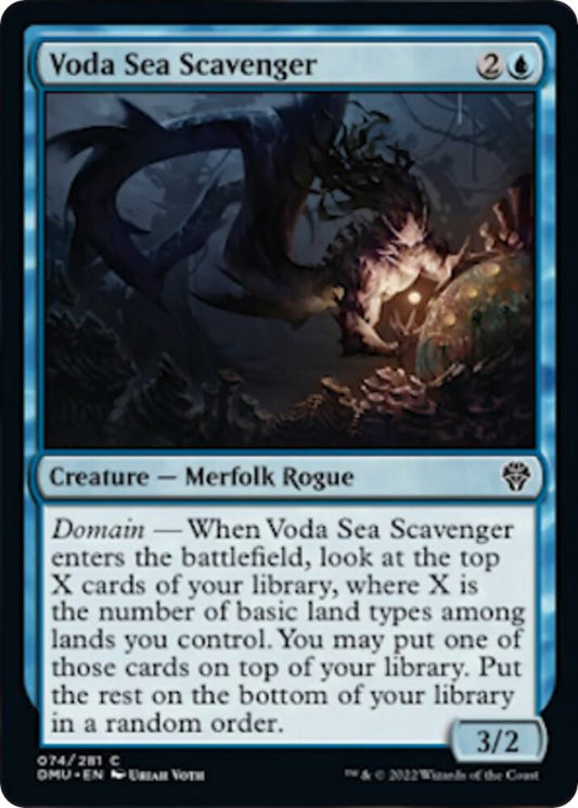 Voda Sea Scavenger 74 Dominaria United MTG C NM