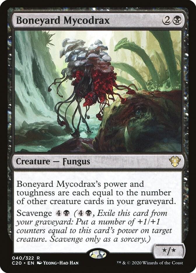 Boneyard Mycodrax 40 Commander 2020 MTG R NM
