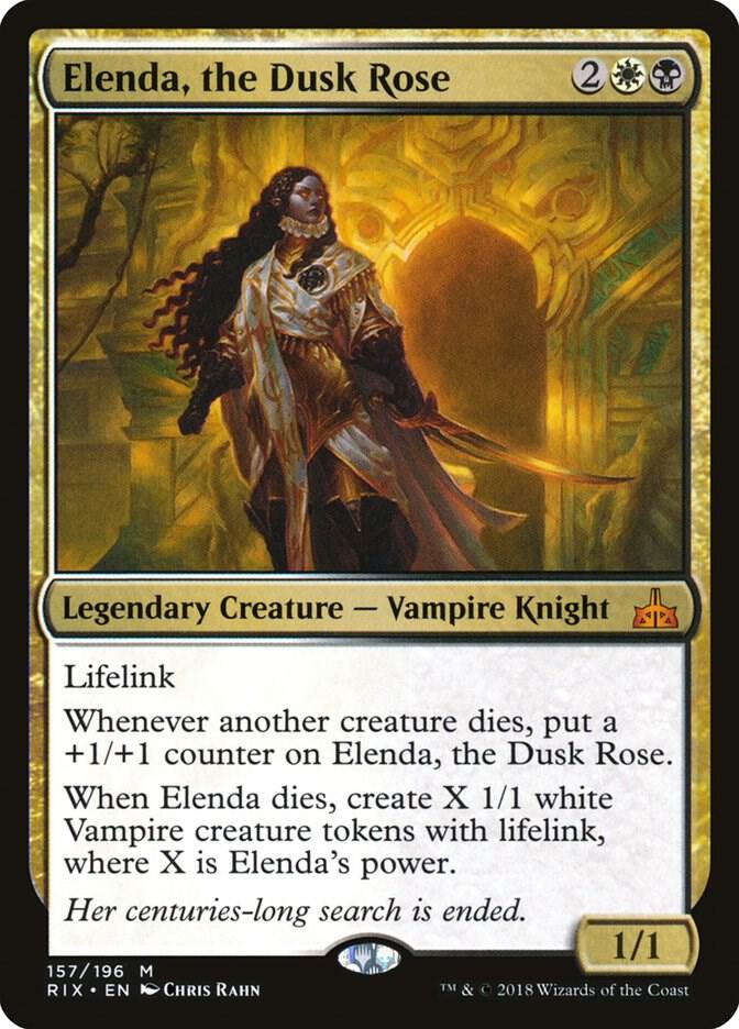 Elenda, the Dusk Rose 157 Rivals of Ixalan MTG Mythic NM