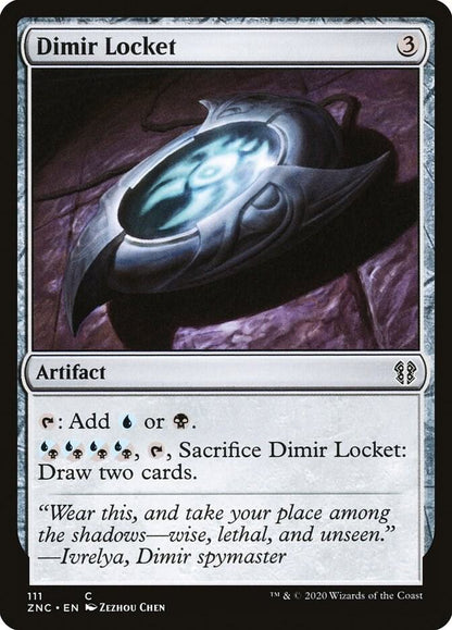 Dimir Locket 111 Commander: Zendikar Rising MTG C NM