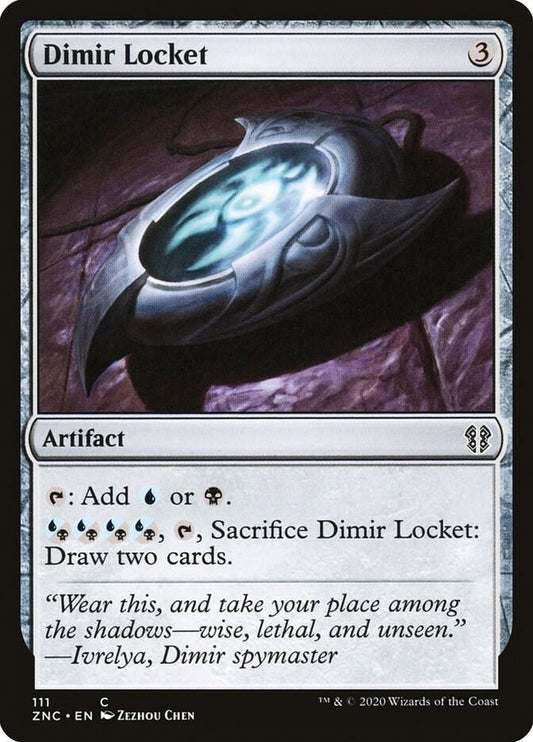 Dimir Locket 111 Commander: Zendikar Rising MTG C NM
