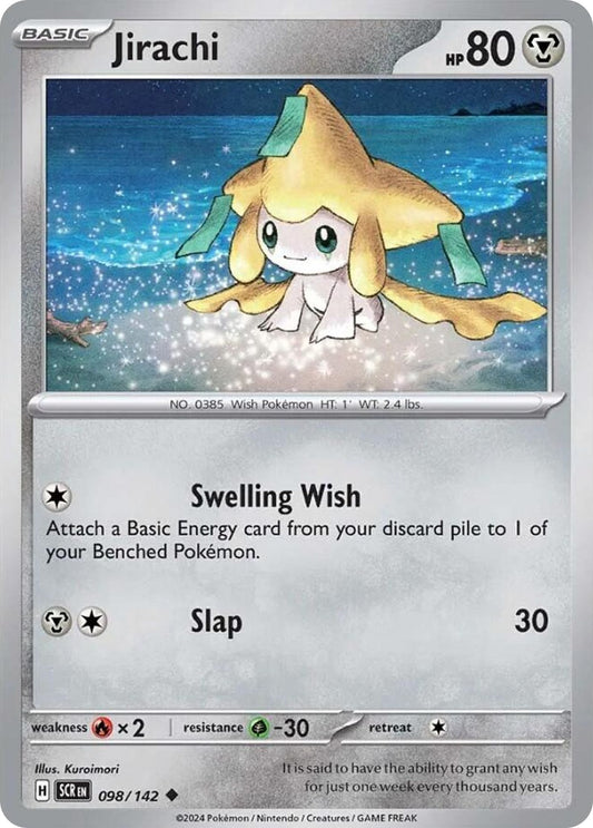 Jirachi 98/142 Stellar Crown Pokemon UC NM
