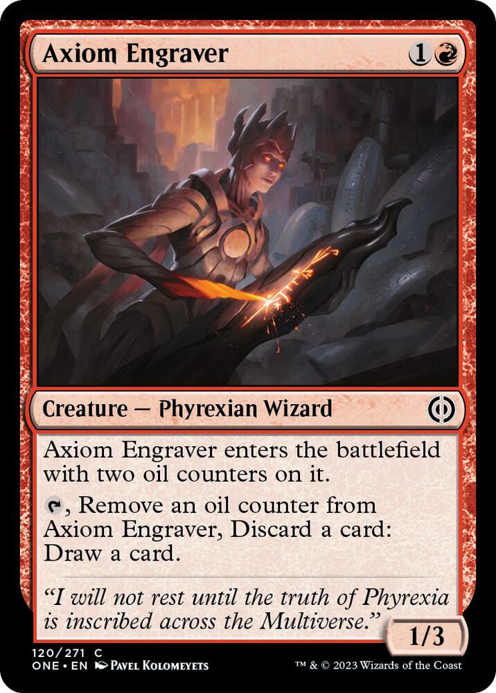 Axiom Engraver 120 Phyrexia: All Will Be One MTG C NM