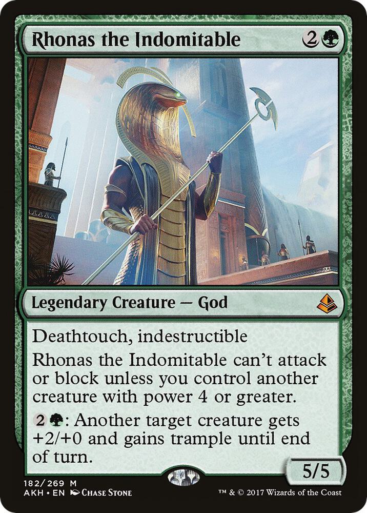 Rhonas the Indomitable 182 Amonkhet MTG Mythic NM