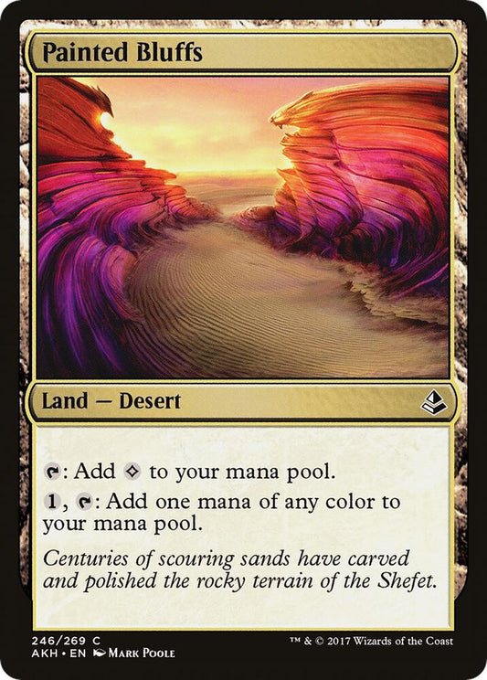 Painted Bluffs 246 Amonkhet MTG C Foil NM