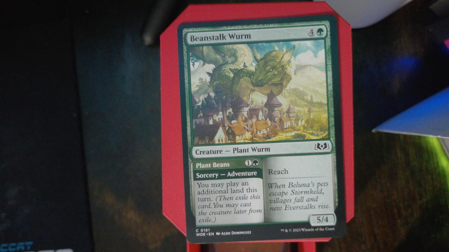 Beanstalk Wurm 161 Wilds of Eldraine MTG C NM