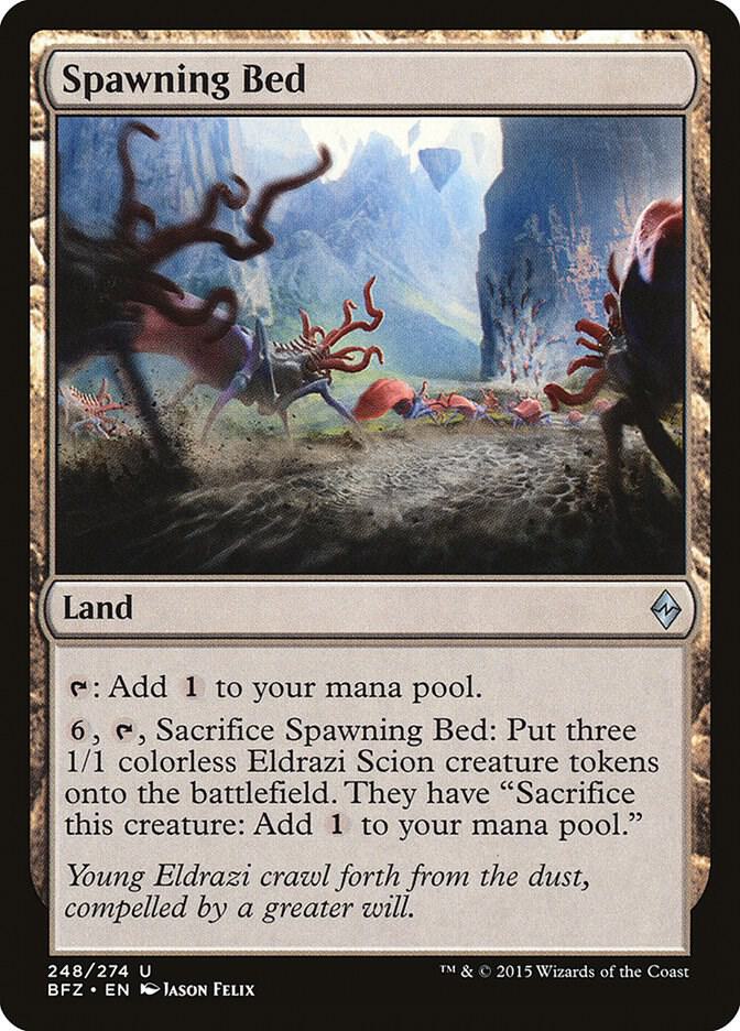 Spawning Bed 248 Battle for Zendikar MTG UC NM