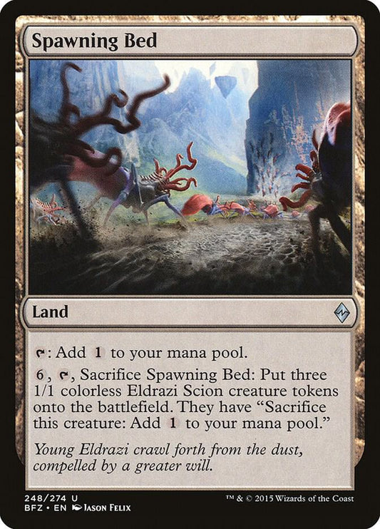 Spawning Bed 248 Battle for Zendikar MTG UC NM
