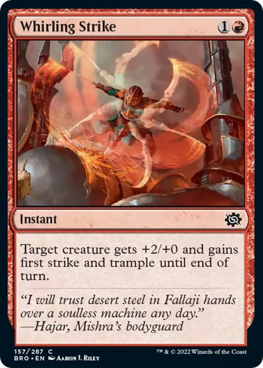 Whirling Strike 157 The Brothers' War MTG C NM