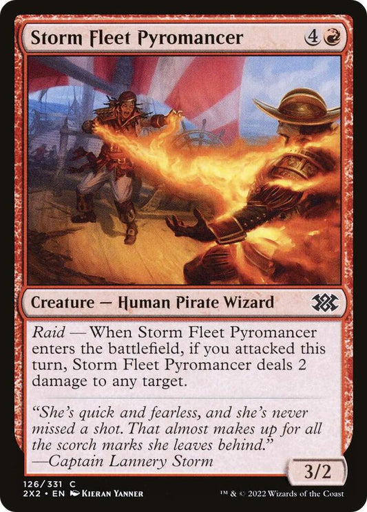Storm Fleet Pyromancer 126 Double Masters 2022 MTG C NM