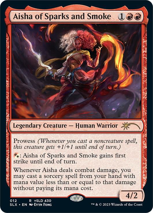 Aisha of Sparks and Smoke 12 SLX Cards MTG R NM