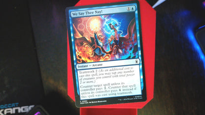 We Say Thee Nay! 82 Marvel Super Heroes MTG C Foil NM