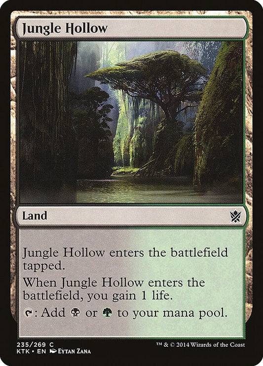 Jungle Hollow 235 Khans of Tarkir MTG C NM