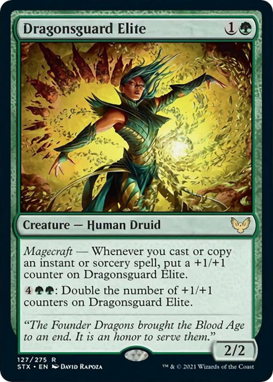 Dragonsguard Elite 127 Strixhaven: School of Mages MTG R NM