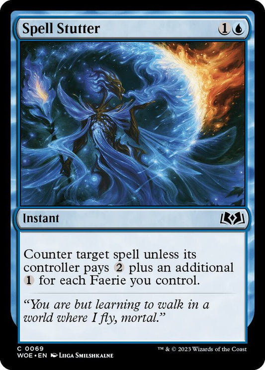 Spell Stutter 69 Wilds of Eldraine MTG C NM