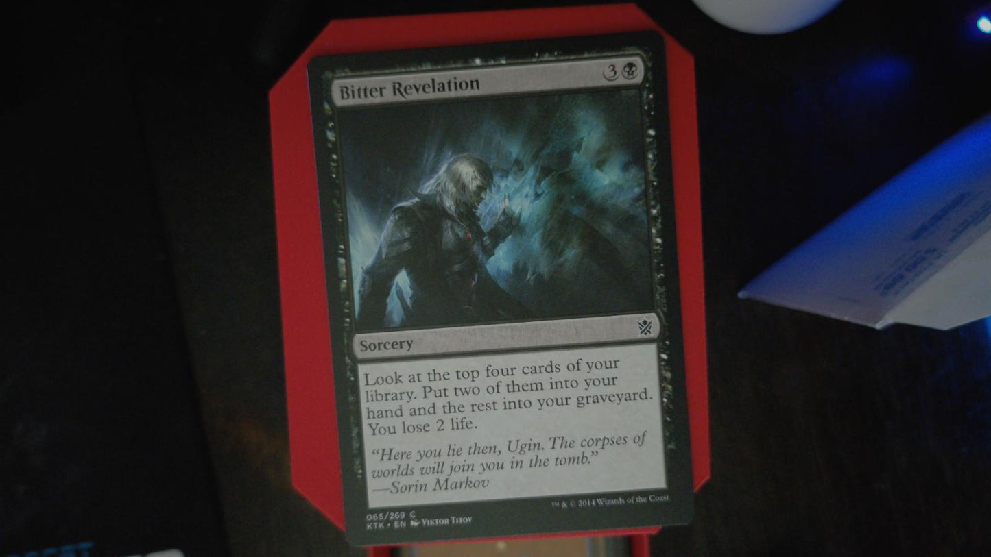 Bitter Revelation 65 Khans of Tarkir MTG C LP