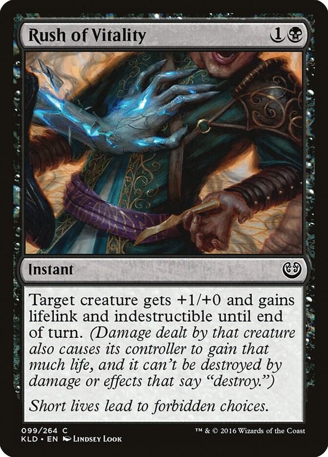 Rush of Vitality 99 Kaladesh MTG C NM