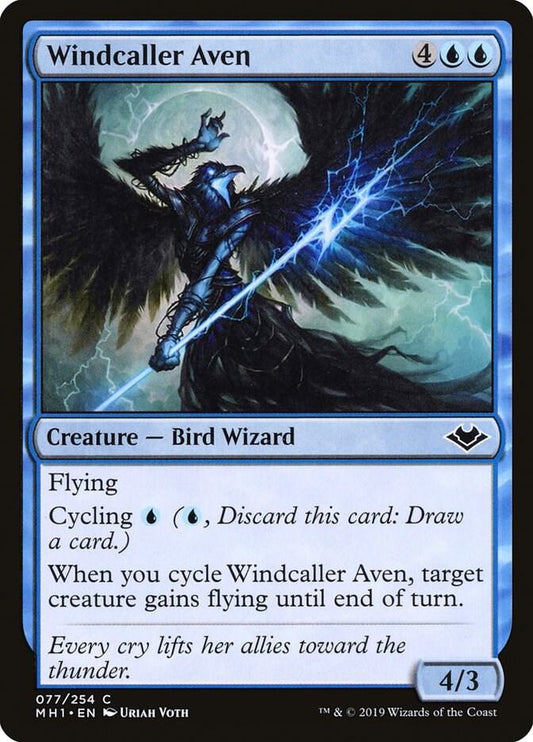 Windcaller Aven 77 Modern Horizons MTG C NM