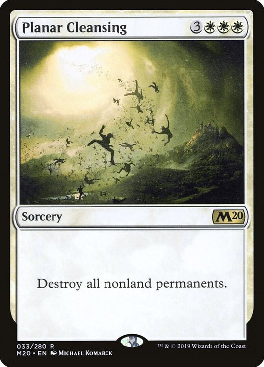 Planar Cleansing 33 Core Set 2020 MTG R NM