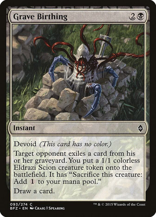 Grave Birthing 93 Battle for Zendikar MTG C LP