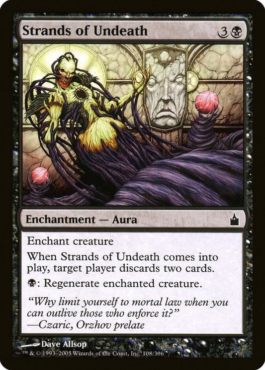 Strands of Undeath 108 Ravnica: City of Guilds MTG C LP