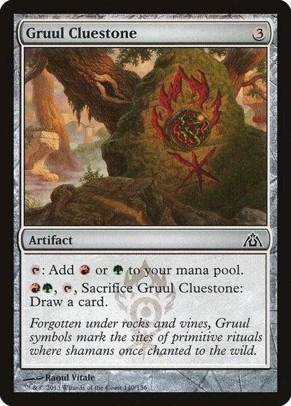 Gruul Cluestone 140 Dragon's Maze MTG C NM